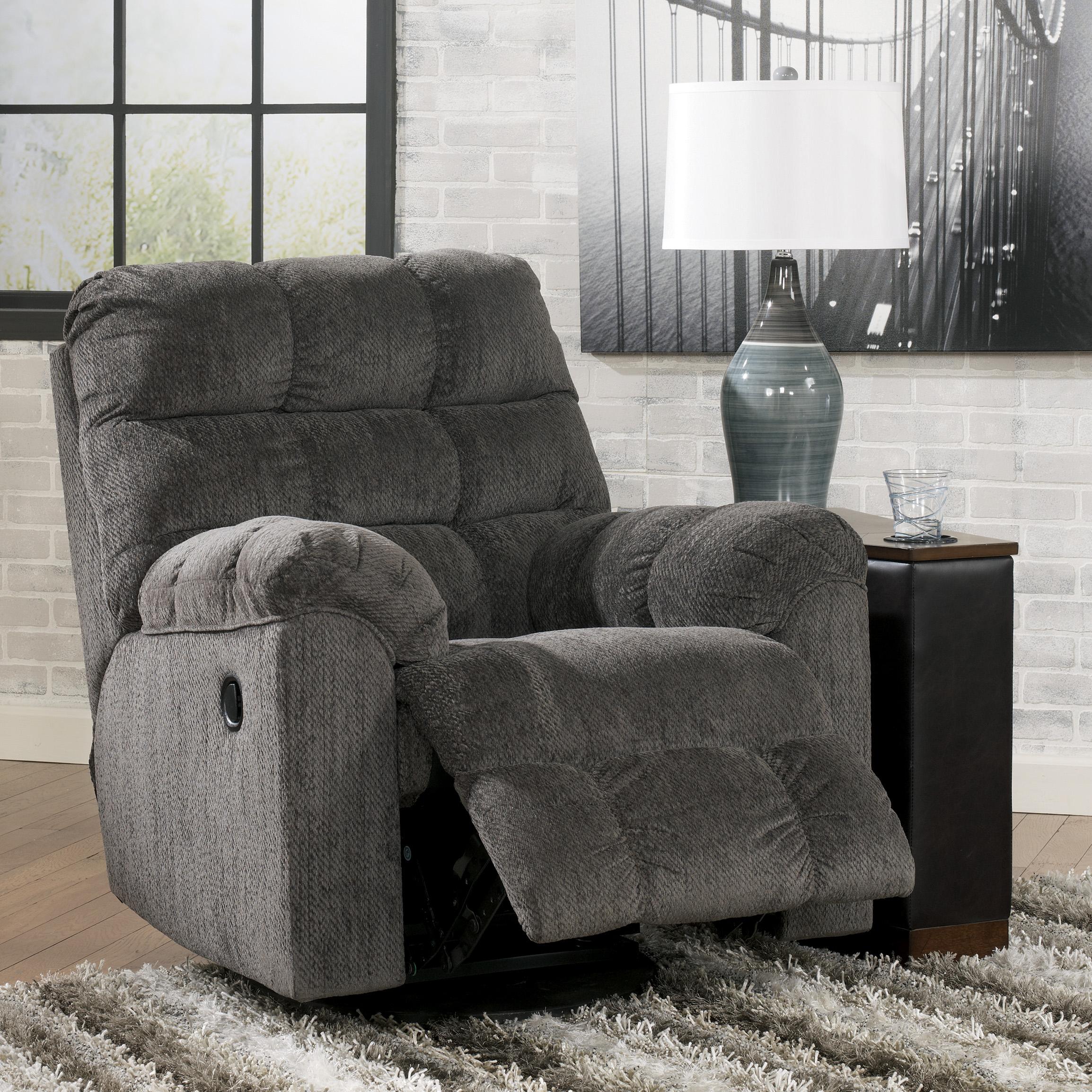 Signature Design by Ashley Acieona Slate 5830028 Swivel Rocker
